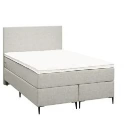 Boxspring Liv egaal - ecru - 120x200 cm - slanke poot