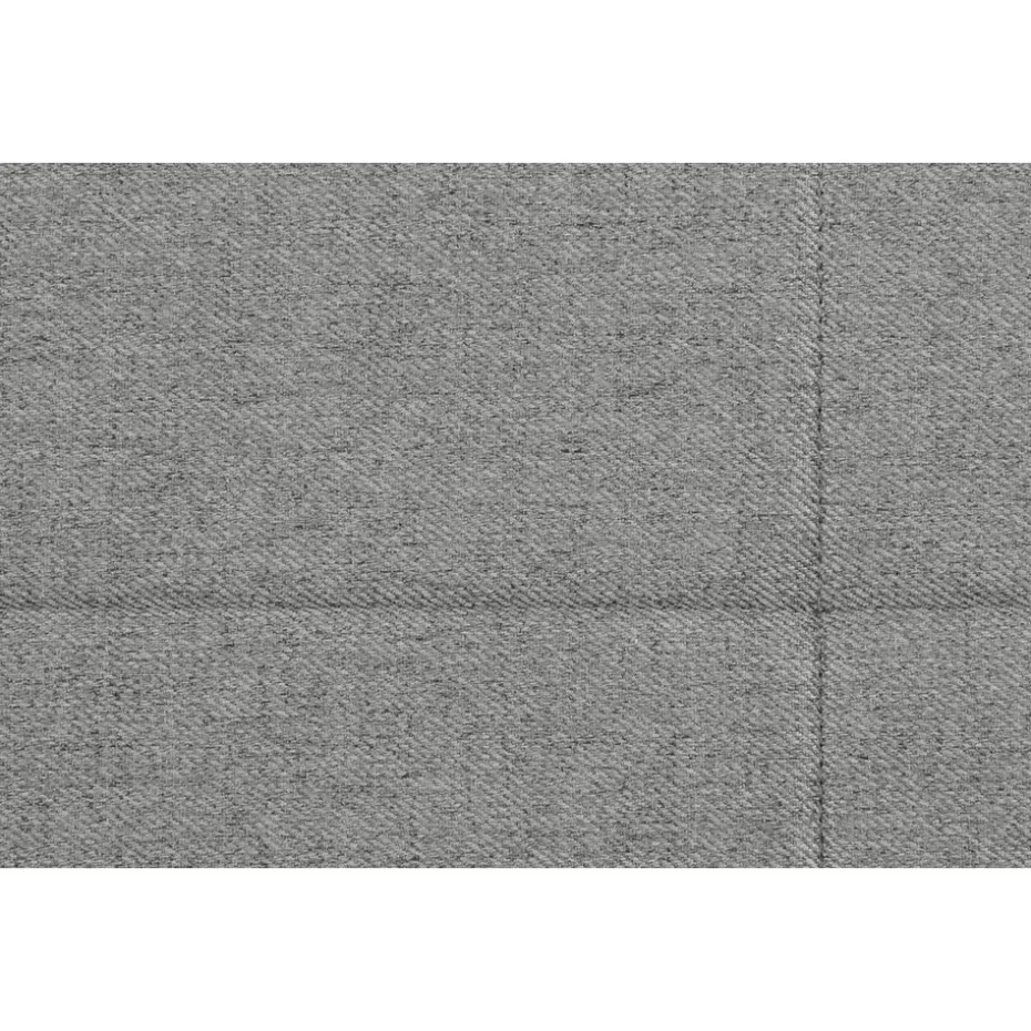 Boxspring Liv geblokt - lichtgrijs - 140x200 cm - slanke poot