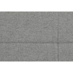 Boxspring Liv geblokt - lichtgrijs - 120x200 cm - vierkante poot