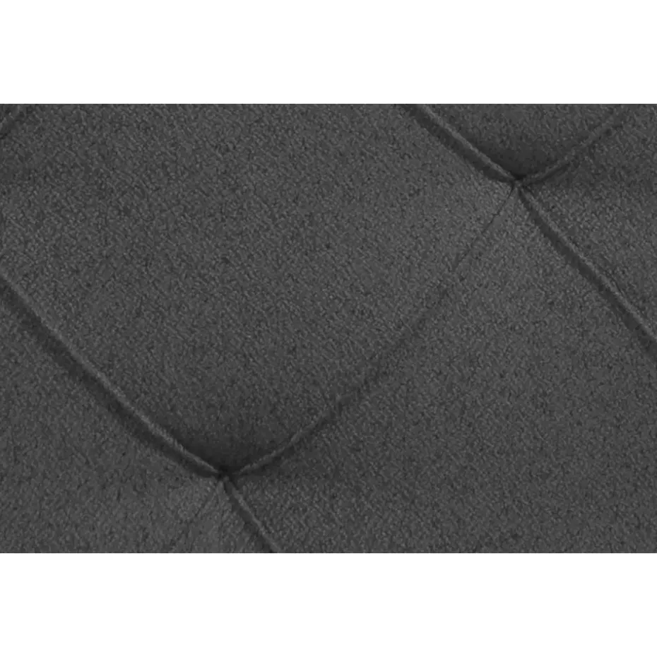 Boxspring Liv geruit - antraciet - 180x200 cm - slanke poot