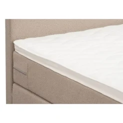 Boxspring met opbergruimte Liv egaal - beige - 120x200 cm