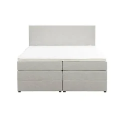 Boxspring met opbergruimte Liv egaal - ecru - 180x200 cm