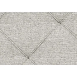 Boxspring met opbergruimte Liv geruit - ecru - 90x200 cm