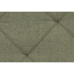 Boxspring met voetbord Liv geruit - groen - 140x200 cm - slanke poot