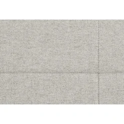 Boxspring met voetbord Liv geblokt - ecru - 90x200 cm - slanke poot