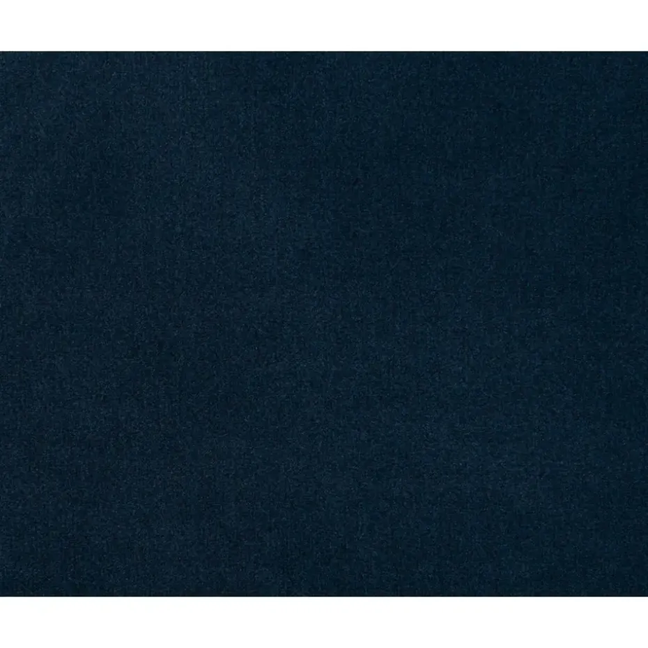 Boxspring met voetbord Liv egaal - blauw - 140x200 cm - vierkante poot
