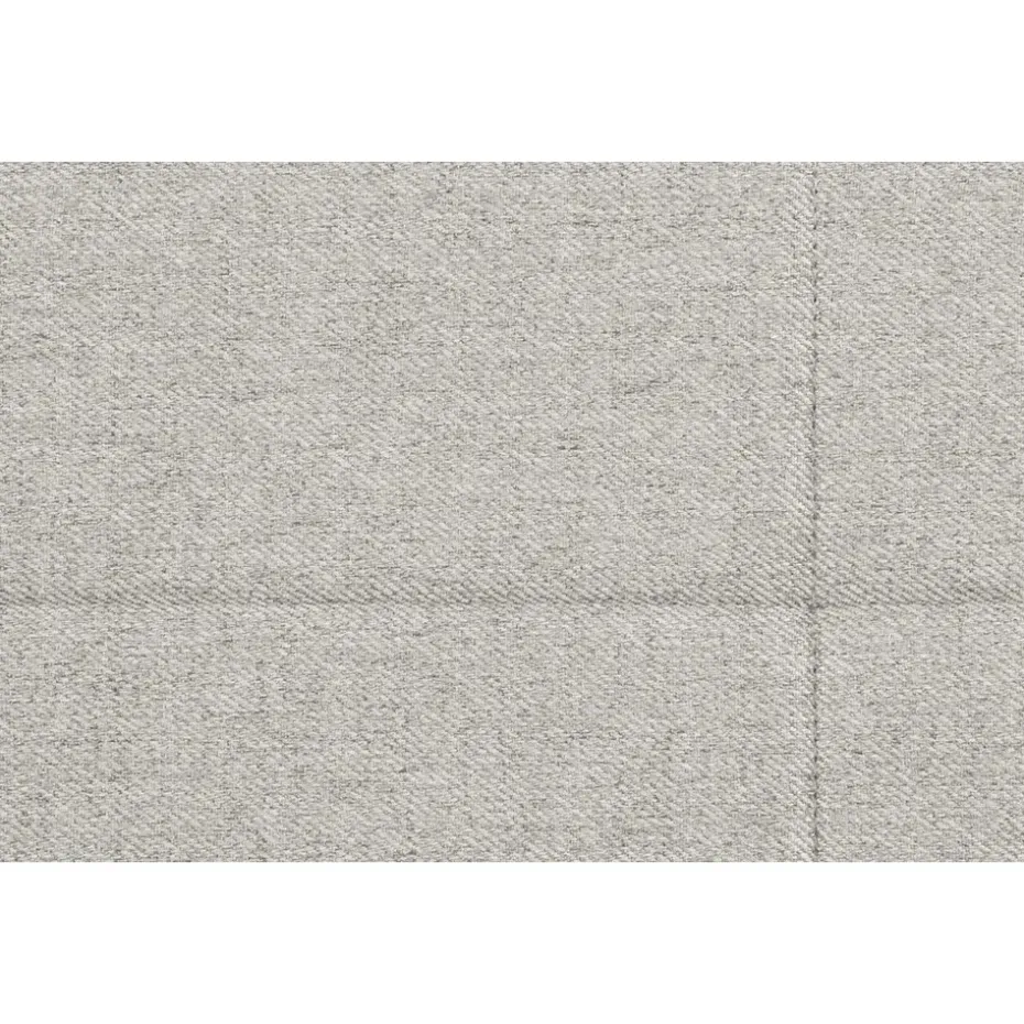 Boxspring met voetbord Liv geblokt - ecru - 120x200 cm - ronde poot