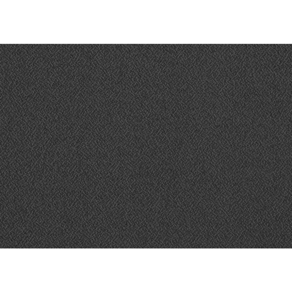 Boxspring met voetbord Liv egaal - antraciet - 90x200 cm - vierkante poot