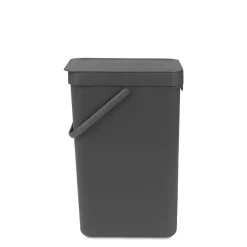 Brabantia Sort & Go Afvalemmer - 16L - Grijs