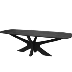 Brix - Eetkamertafel Montreaux - Zwart - Mangohout - 220 cm
