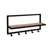 Brix - Kapstok Brix Bono - Mangohout en Gecoat Staal - 15x70x30