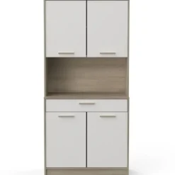Buffetkast Romanie-Kronberg eik/mat wit