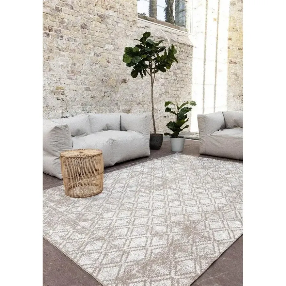 Buiten vloerkleed Frost - Bruin/grijs- dubbelzijdig - EVA Interior - 200 x 20...