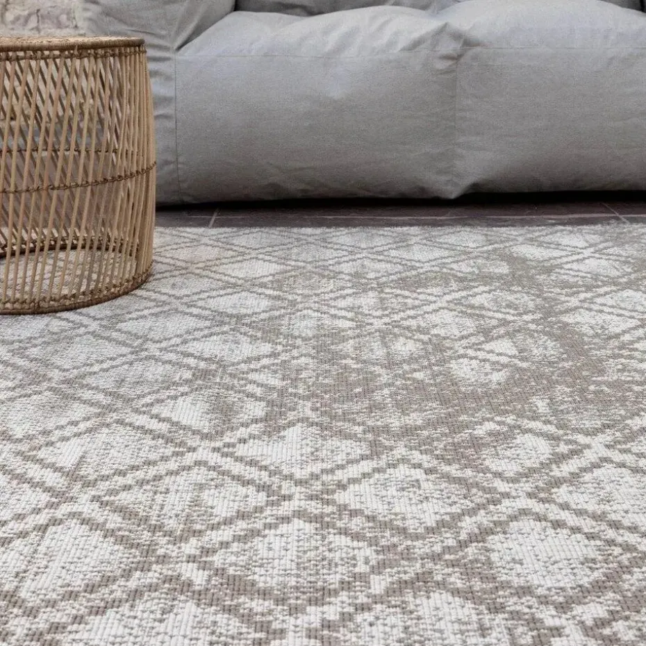 Buiten vloerkleed Frost - Bruin/grijs- dubbelzijdig - EVA Interior - 200 x 20...