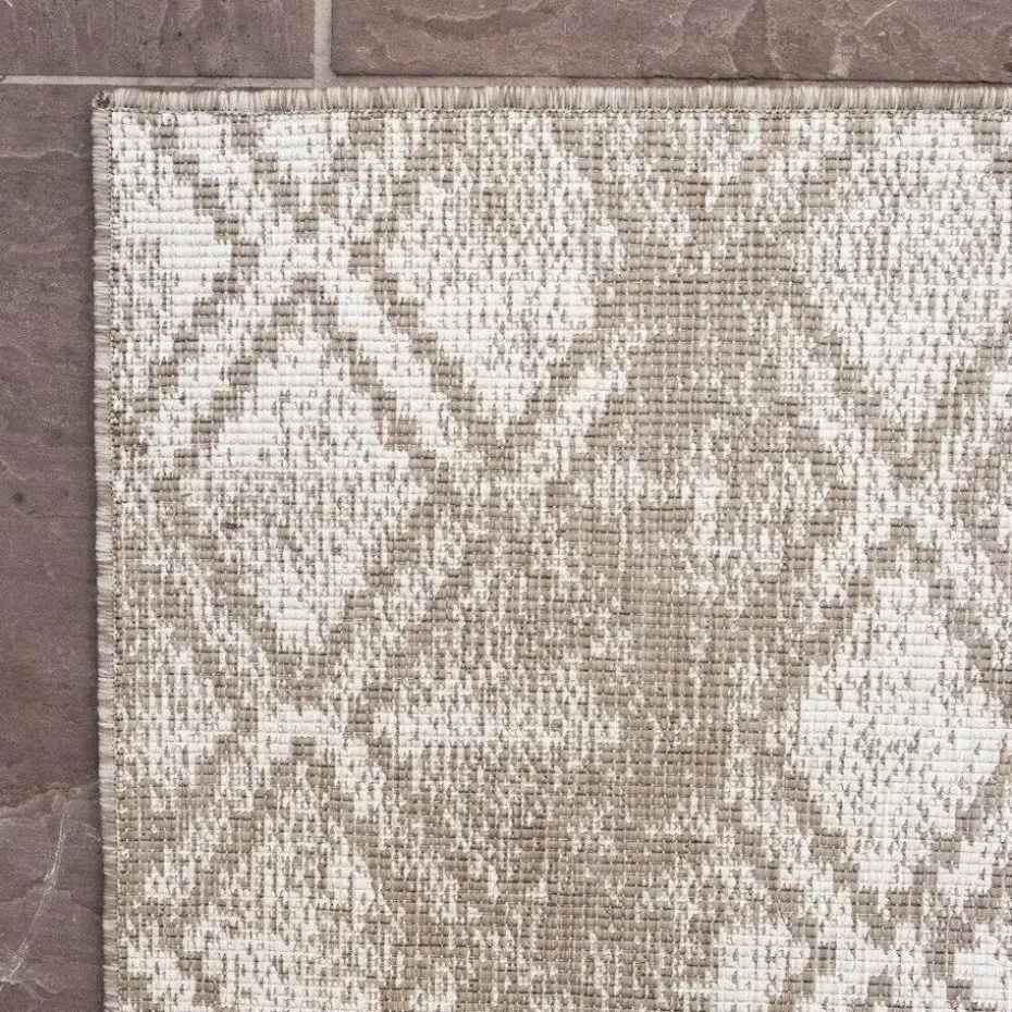 Buiten vloerkleed Frost - Bruin/grijs- dubbelzijdig - EVA Interior - 200 x 20...