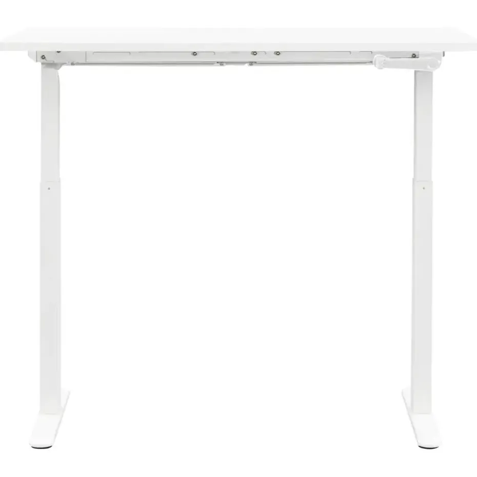 Bureau Homeworx zit/sta handmatig verstelbaar - wit/wit - 75/118x120x70 cm