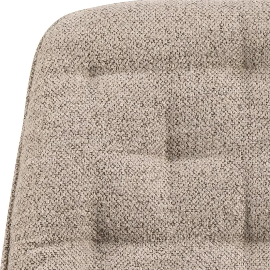 Bureaustoel Beige Stof - Zithoogte 57cm - Alleri