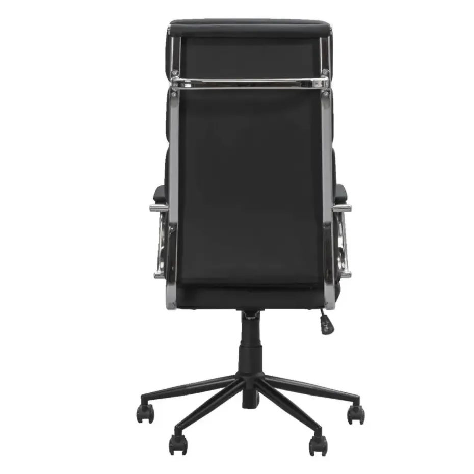 Bureaustoel Nikki - PU - zwart