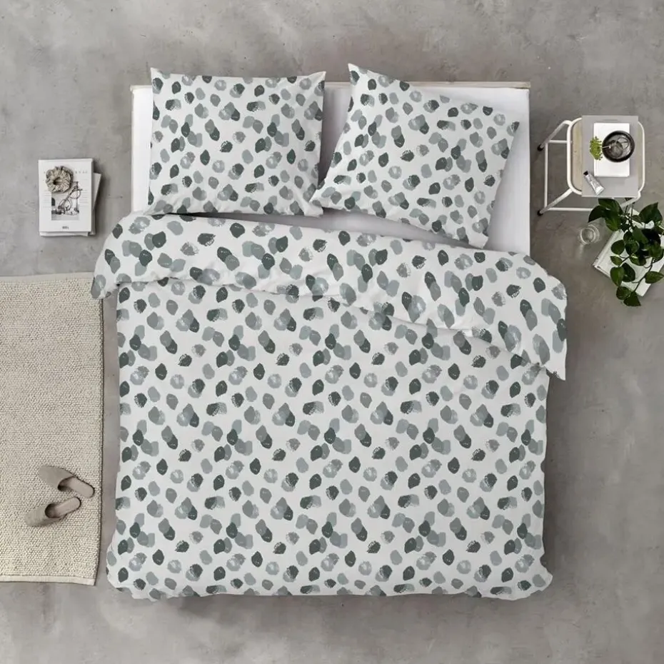 Byrklund - Dekbedovertrek Spotty Animal - 240x220 cm - Groen
