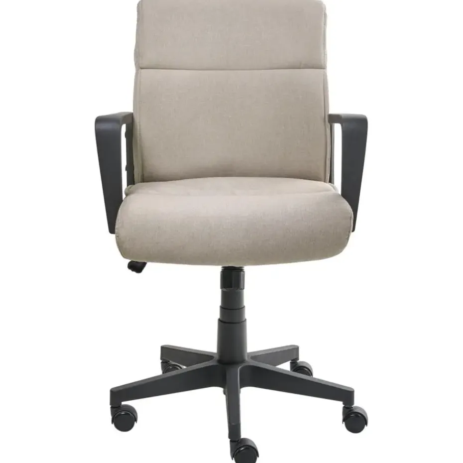 BYRON - Bureaustoel - Beige - Stof