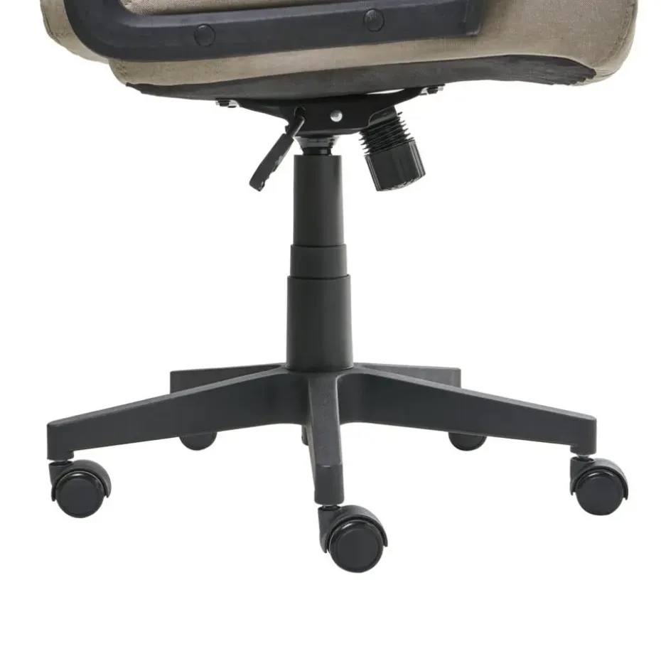 BYRON - Bureaustoel - Beige - Stof