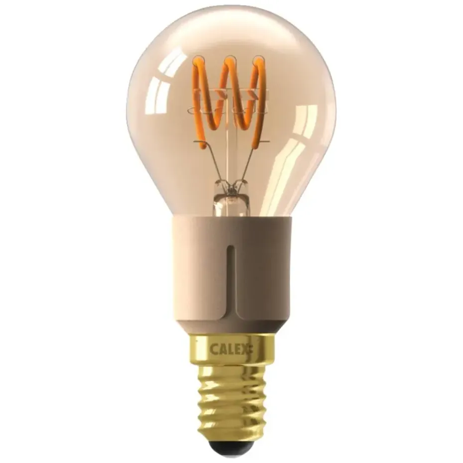 Calex LED kogellamp - goudkleur - E14 - 4W - 265LM - 3step dimbaar