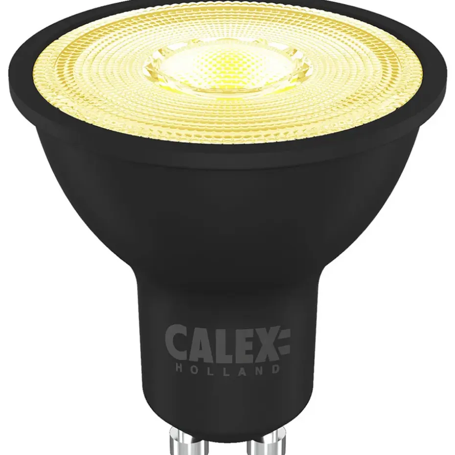 Calex LED reflectorlamp - zwart - GU10 - 400LM - dimbaar