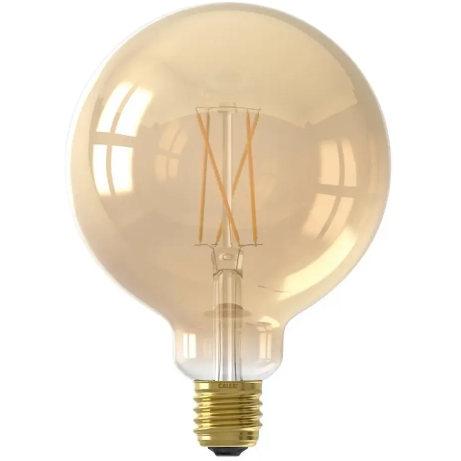 Calex Smart LED-globelamp G125 - goudkleurig - 7W