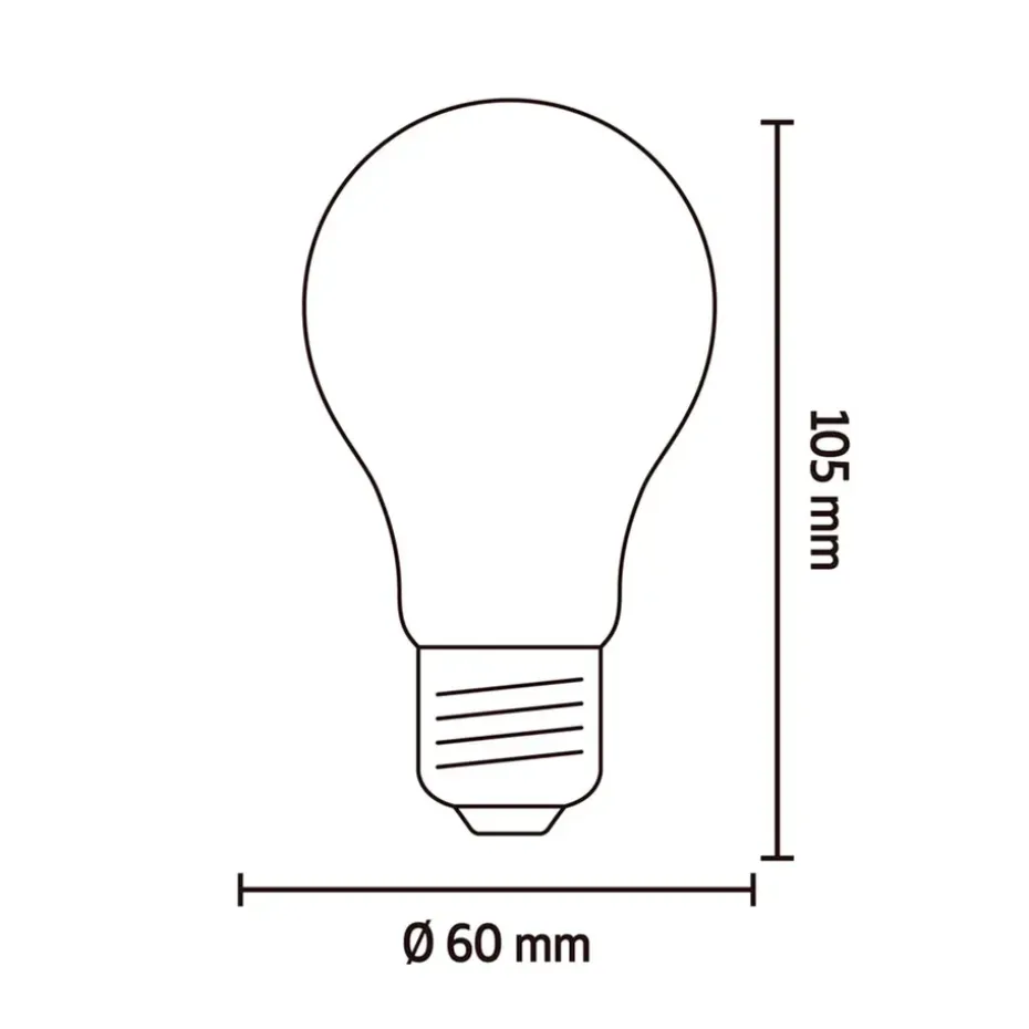 Calex Smart LED-standaardlamp - transparant - 7W