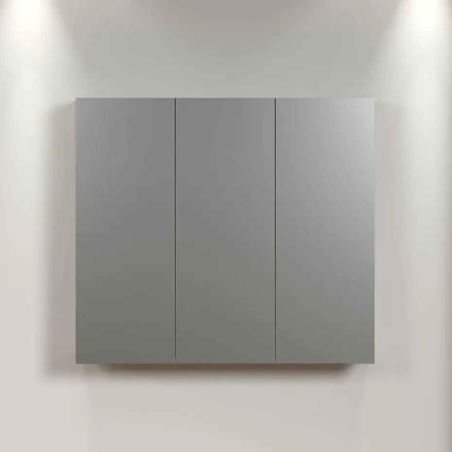 CALICOSY - Badkamerkast met spiegel PUREBLISS - 20x90x80 cm