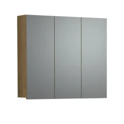 CALICOSY - Badkamerkast met spiegel PUREBLISS - 20x90x80 cm