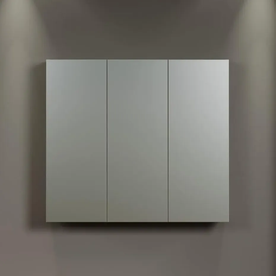 CALICOSY - Badkamerkast met spiegel PUREBLISS - 20x90x80 cm