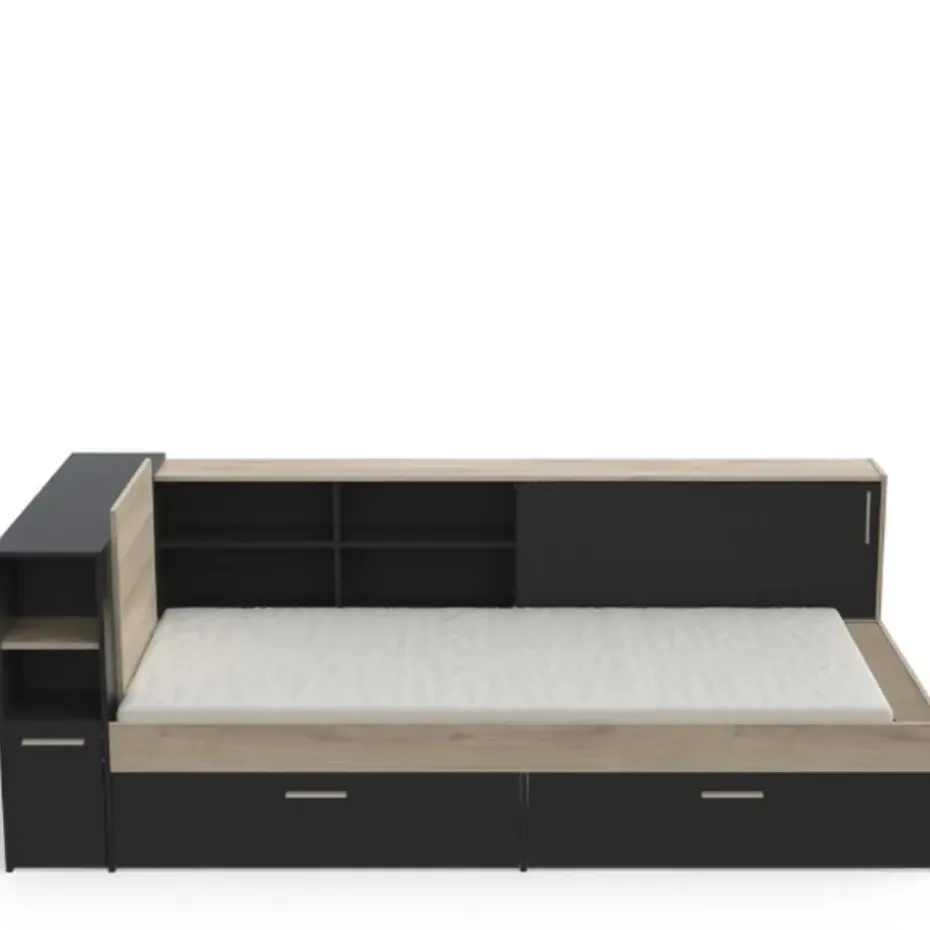 CALICOSY - Bed LIFE - - 87,7x119,2x229,4 cm