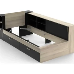 CALICOSY - Bed LIFE - - 87,7x119,2x229,4 cm