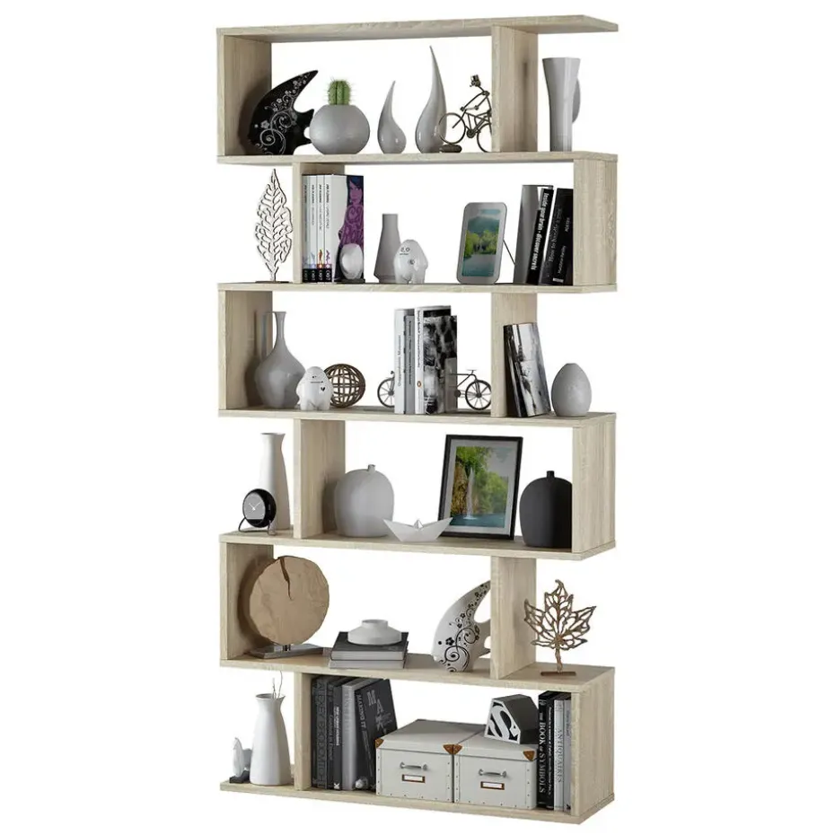 CALICOSY - Boekenkast ATHENA - 192x80x24 cm