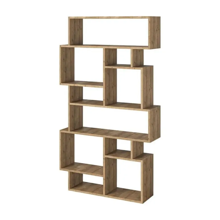 CALICOSY - Boekenkast met vakken KARMATO - 25,5x96x168,5 cm