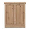 CALICOSY - Buffetkast met 2 deuren TIMBER - Eikenhout - 35x80x90 cm