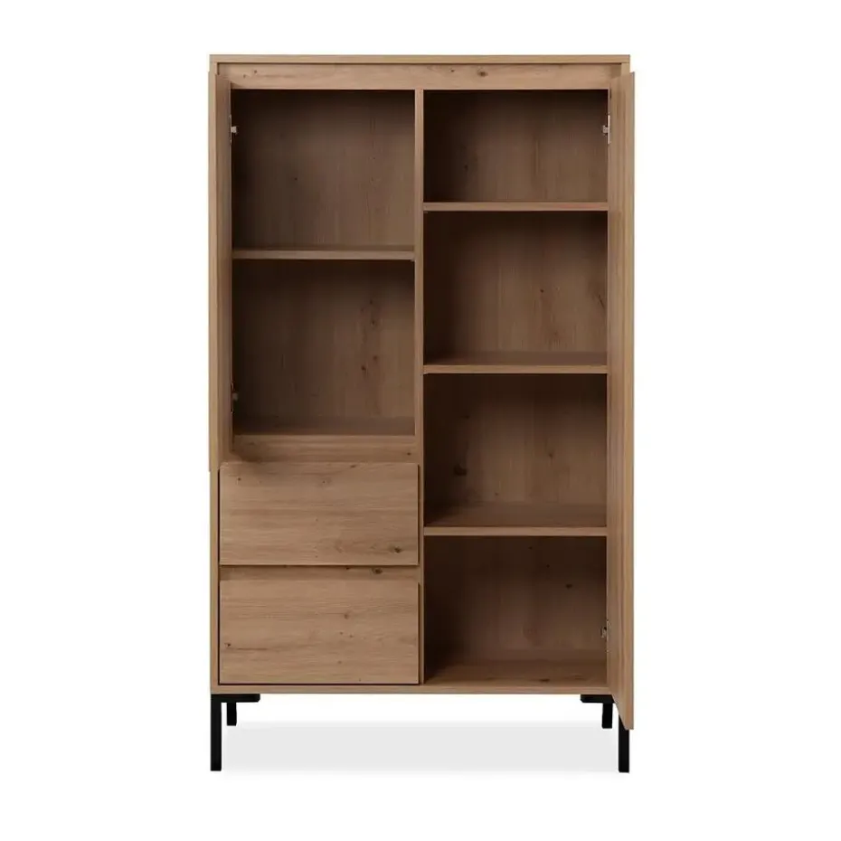 CALICOSY - Buffetkast PLOCK - Licht hout - 139x81x40 cm