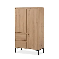 CALICOSY - Buffetkast PLOCK - Licht hout - 139x81x40 cm