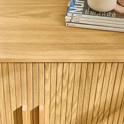 CALICOSY - Dressoir ERNEST - Licht hout - 75x110x39 cm