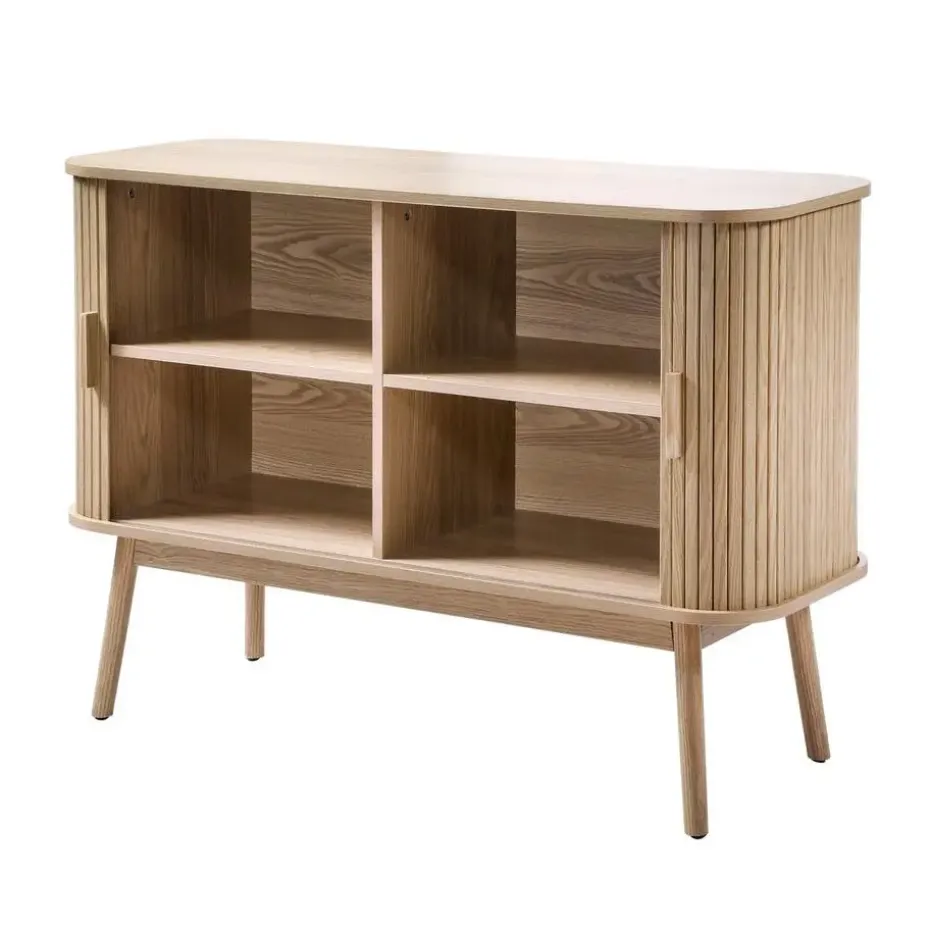 CALICOSY - Dressoir ERNEST - Licht hout - 75x110x39 cm