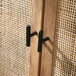 CALICOSY - Dressoir JAYA - Licht hout - 80x120x40 cm