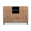 CALICOSY - Dressoir NOLA - Licht hout - 90x120x42 cm