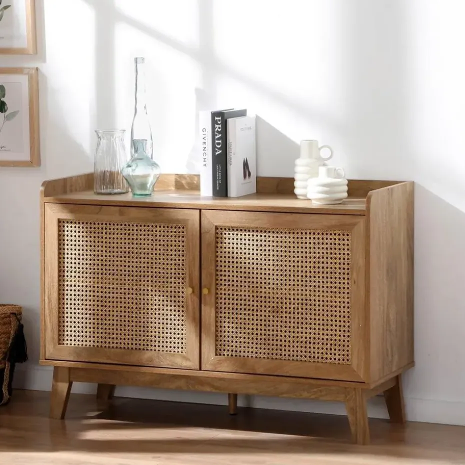 CALICOSY - Dressoir PALMO - Licht hout - 74.5x110x39 cm