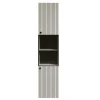 CALICOSY - Geribbelde badkamerkolom PUREBLISS - 15x122x44,5 cm