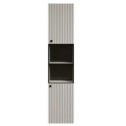 CALICOSY - Geribbelde badkamerkolom PUREBLISS - 15x122x44,5 cm