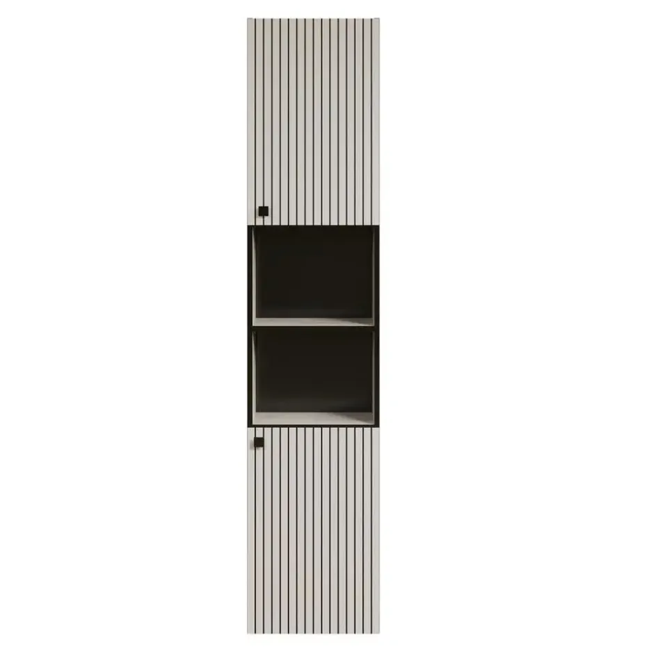 CALICOSY - Geribbelde badkamerkolom PUREBLISS - 15x122x44,5 cm