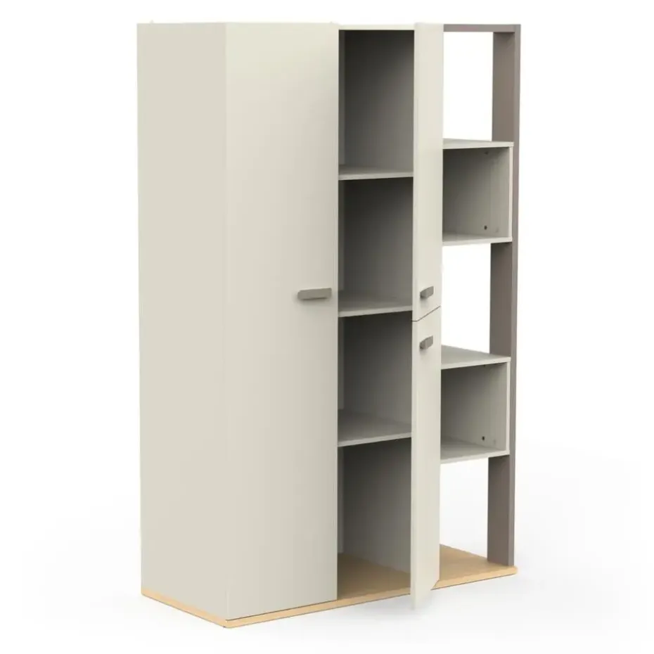 CALICOSY - Kast met 5 vakken CAMILLIA - 51,5x119,7x186,9 cm