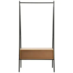 CALICOSY - Kledingkast JILL - Eikenhouten decor - 170x84x39 cm