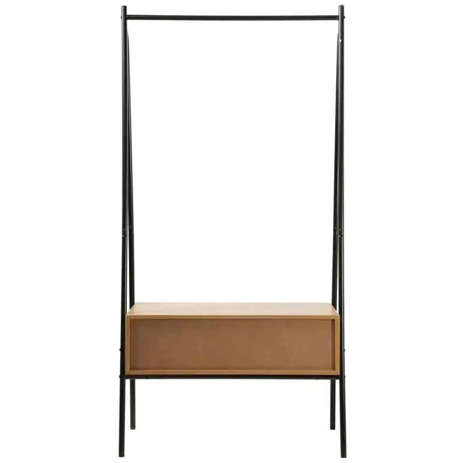 CALICOSY - Kledingkast JILL - Eikenhouten decor - 170x84x39 cm
